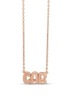 Shymi Helium Script Necklace In Multi