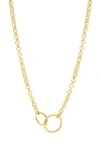 Shymi Infinity Pendant Necklace In Gold