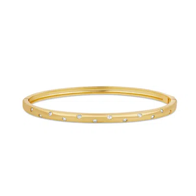 Shymi 18k Plated Cz Bracelet In Gold