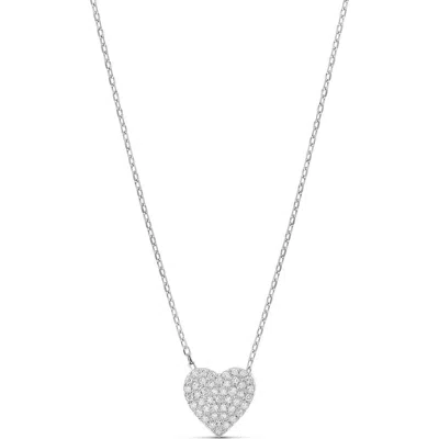 Shymi Mini Pavé Heart Pendant Necklace
