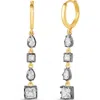 Shymi Multi Shape Drop Earrings In Transparent
