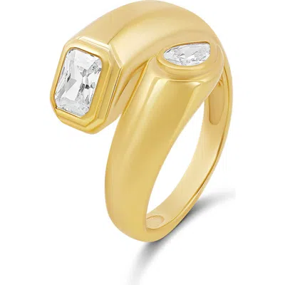 Shymi Multishape Wrap Ring In Gold