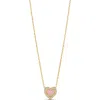 Shymi Pavé Heart Pendant Necklace In Gold