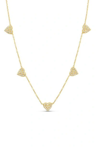 Shymi Women's Multi Heart Necklace - Gold