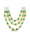 Shymi Silver & 14k Plated Earring In Multi