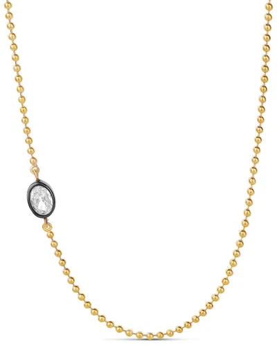 Shymi Silver & 14k Plated Necklace In Gold
