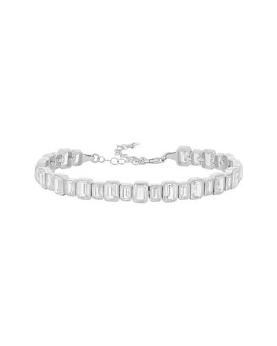 Shymi Silver Cz Bracelet In Metallic