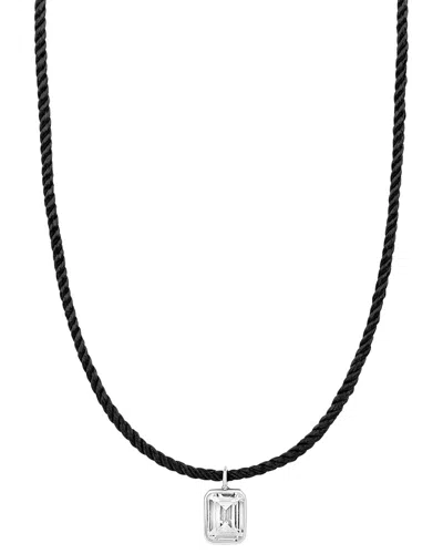 Shymi Silver Necklace In Black