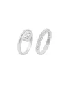 Shymi Silver Ring In Transparent