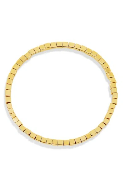 Shymi Square Beaded Bracelet In Gold