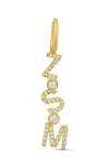 Shymi Stacked Initals Pendant Necklace In Gold