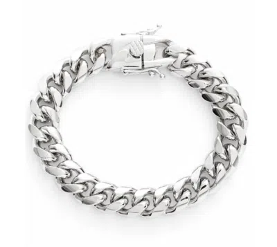 Shymi Tori Cuban Chain Bracelet In Silver