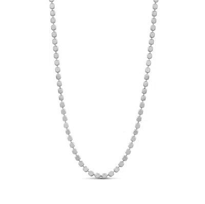 Shymi Thin Dot Chain Necklace - 18k Gold-filled Or Rhodium-plated In Silver