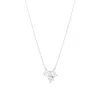 Shymi Silver Necklace In Orange