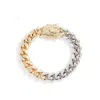 Shymi Tori Cuban Chain Bracelet In Gold/silver