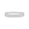 Shymi Women's Five Row Pave Bangle - Silver