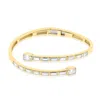Shymi Women's Baguette Wrap Bangle - Gold