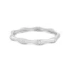 Shymi Women's Bamboo Statement Bangle - Silver In Silver