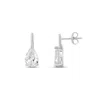 Shymi Women's Bar Drop Earrings - Silver In Metallic
