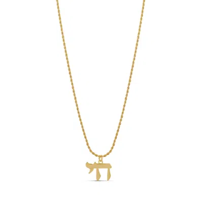 Shymi Women's Chai On A Rope Chain Necklace - Gold