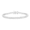 Shymi Women's Classic Four Mm Bezel Set Tennis Bracelet - Silver