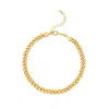 Shymi Women's Cuban Anklet - Gold In Gold