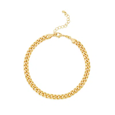 Shymi Women's Cuban Anklet - Gold