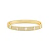 Shymi Women's Fancy Shape Bangle - Gold In Gold