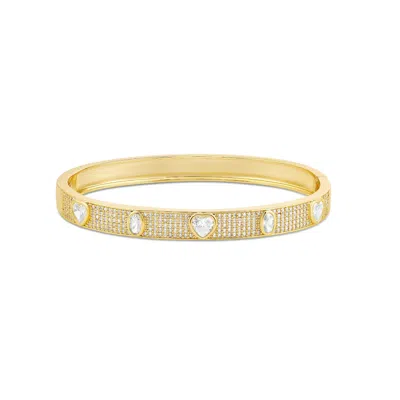 Shymi Women's Fancy Shape Bangle - Gold