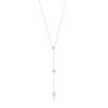 Shymi Women's Fancy Shape Lariat - Silver