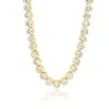 Shymi Women's Five Mm Bezel-set Classic Round Tennis Necklace - Gold In Gold