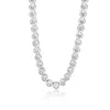 Shymi Women's Five Mm Bezel-set Classic Round Tennis Necklace - Silver