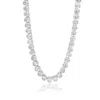 Shymi Women's Four Mm Bezel-set Classic Round Tennis Necklace - Silver