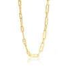 Shymi Women's Gold Bar Paper Clip Chain