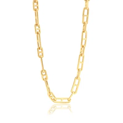 Shymi Women's Gold Bar Paper Clip Chain