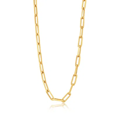 Shymi Women's Gold Paper Clip Ten Mm Chain