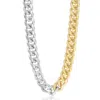 Shymi Women's Gold / Silver Statement Cuban Necklace- Two Tone