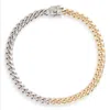 Shymi Tori Cuban Chain Choker Necklace In Gold/silver