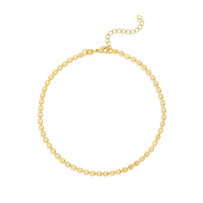 Shymi Women's Gold Thin Dot Anklet