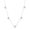 Shymi Women's Multi Heart Necklace - Silver In Silver