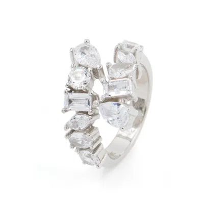 Shymi Women's Multi Shape Coil Ring - Silver