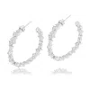 Shymi Women's Multi Shape Hoop Earrings - Silver
