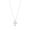 Shymi Mushroom Charm Necklace In Metallic