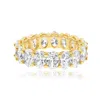 Shymi Women's Oval Prong-set Eternity Band - Gold