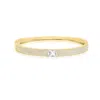 Shymi Women's Pave Bangle With Stone - Gold In Gold
