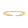 Shymi Women's Pave Claw Cuff - Gold In Gold