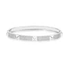 Shymi Women's Pave Studded Five Row Bangle - Silver