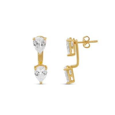 Shymi Women's Pear And Stud Ear Jacket - Gold