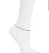 SHYMI WOMEN'S RAINBOW TENNIS ANKLET