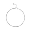 Shymi Women's Rope Anklet - Silver In Silver
